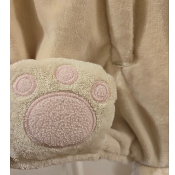 Gymboree 2005 Soft Velour Bunny Bunting Sleep Sack 6 to 12 Months Cream - Picture 3 of 8
